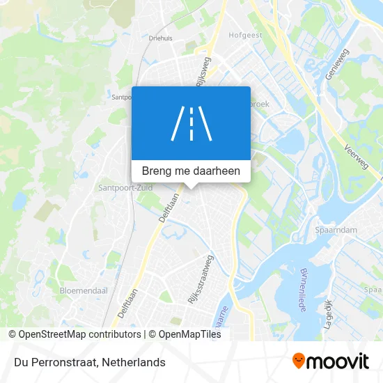 Du Perronstraat kaart