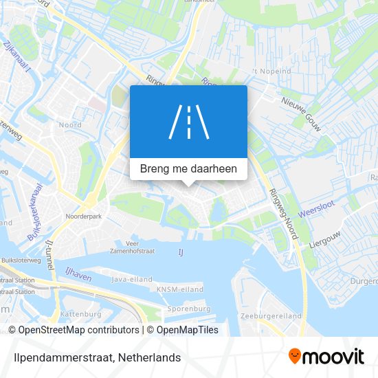 Ilpendammerstraat kaart
