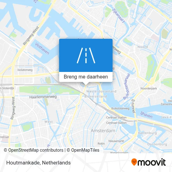 Houtmankade kaart