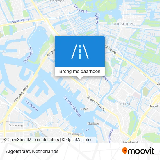Algolstraat kaart