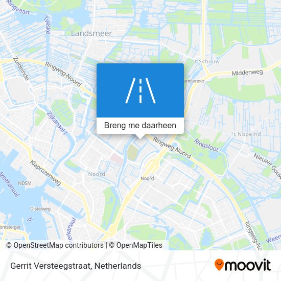 Gerrit Versteegstraat kaart