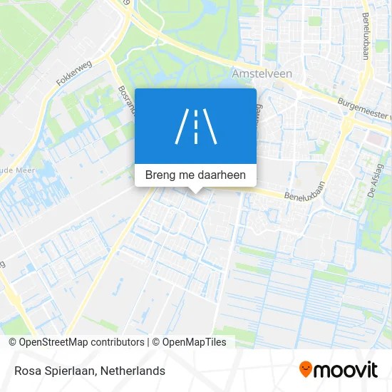 Rosa Spierlaan kaart