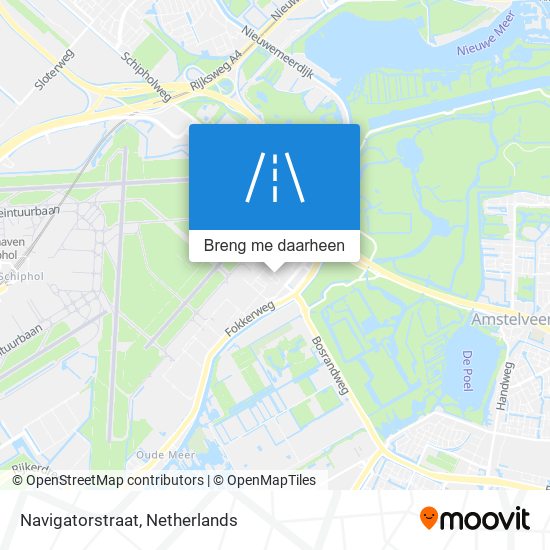 Navigatorstraat kaart