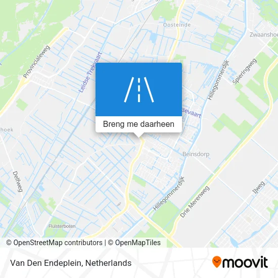 Van Den Endeplein kaart