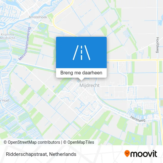 Ridderschapstraat kaart