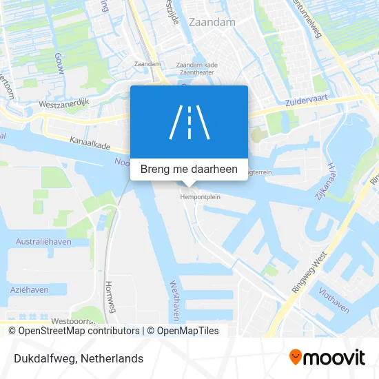 Dukdalfweg kaart