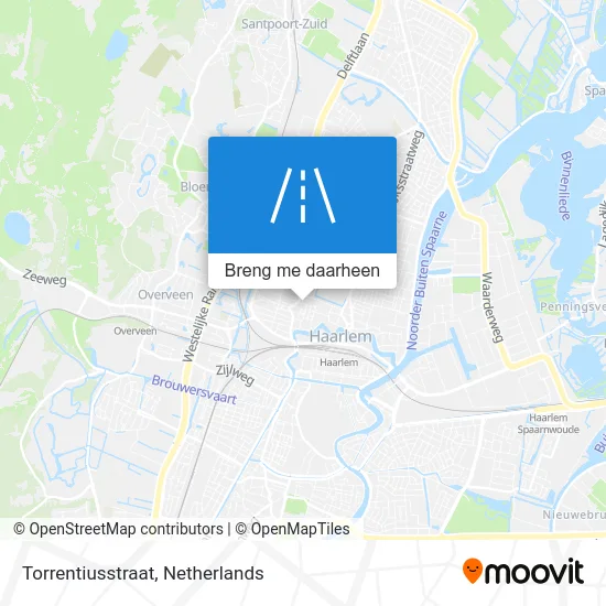 Torrentiusstraat kaart