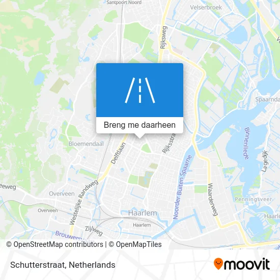 Schutterstraat kaart