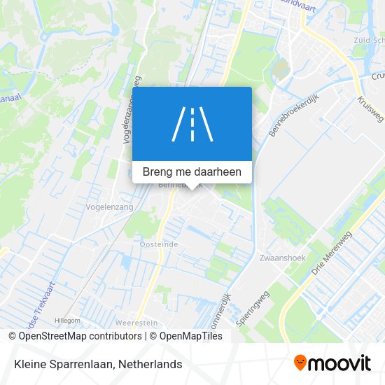 Kleine Sparrenlaan kaart