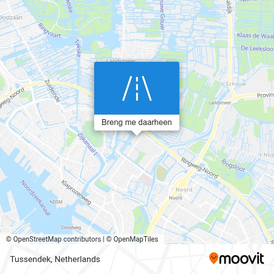 Tussendek kaart