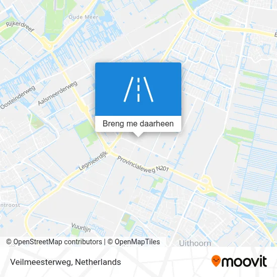 Veilmeesterweg kaart