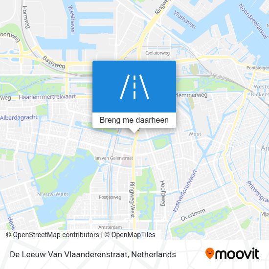 De Leeuw Van Vlaanderenstraat kaart