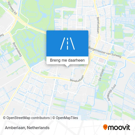 Amberlaan kaart