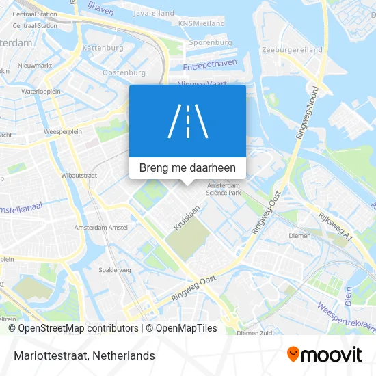 Mariottestraat kaart