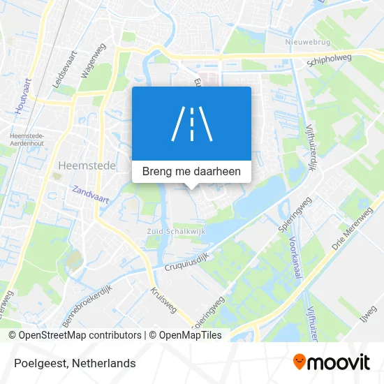 Poelgeest kaart