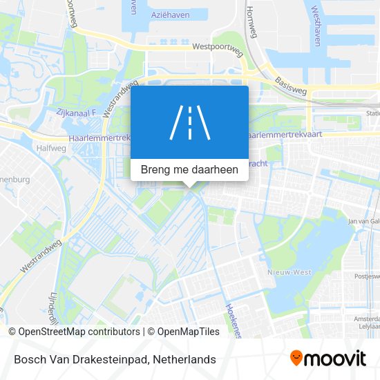 Bosch Van Drakesteinpad kaart