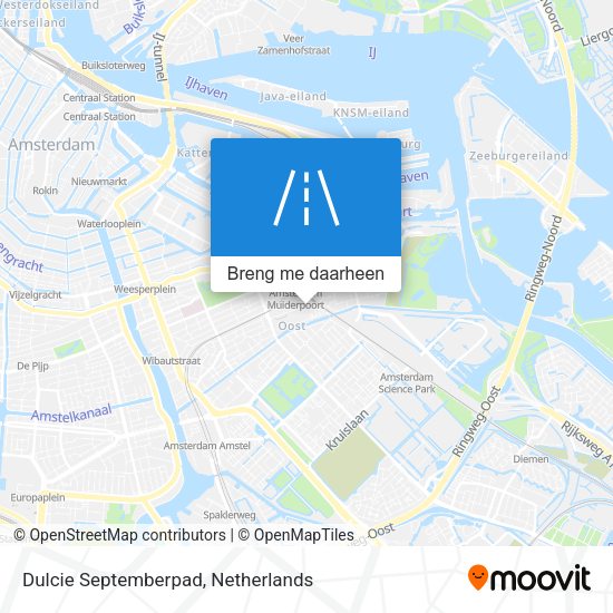 Dulcie Septemberpad kaart