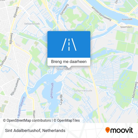 Sint Adalbertushof kaart