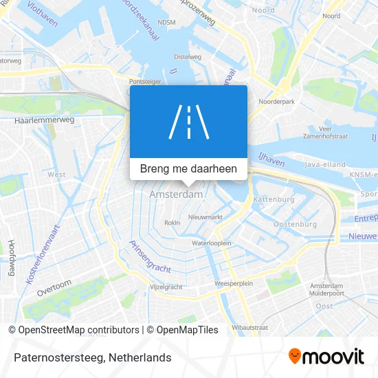 Paternostersteeg kaart