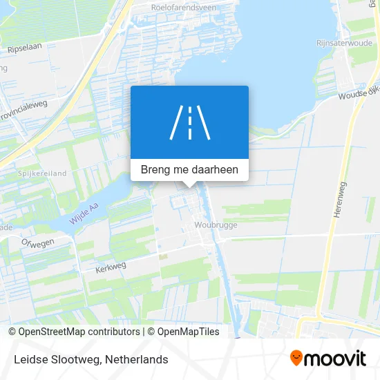 Leidse Slootweg kaart
