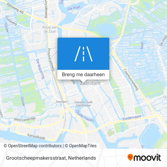 Grootscheepmakersstraat kaart