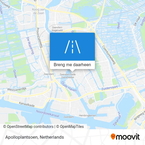 Apolloplantsoen kaart