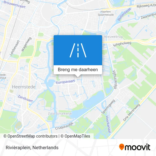 Rivièraplein kaart