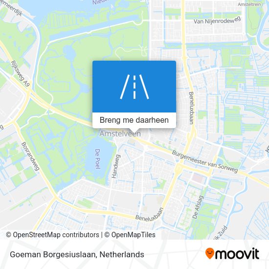 Goeman Borgesiuslaan kaart