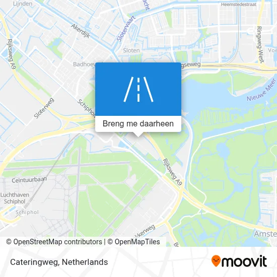 Cateringweg kaart