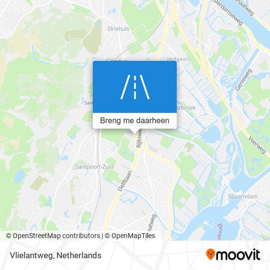 Vlielantweg kaart