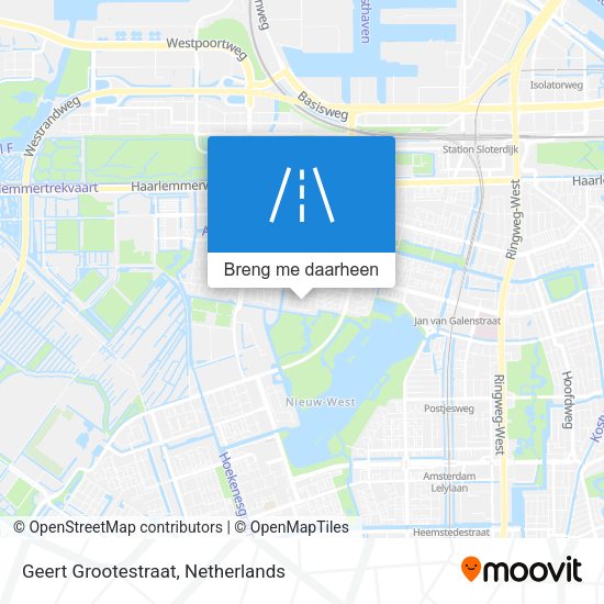 Geert Grootestraat kaart