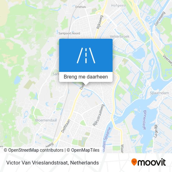 Victor Van Vrieslandstraat kaart