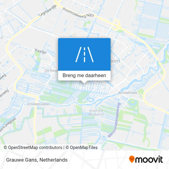 Grauwe Gans kaart