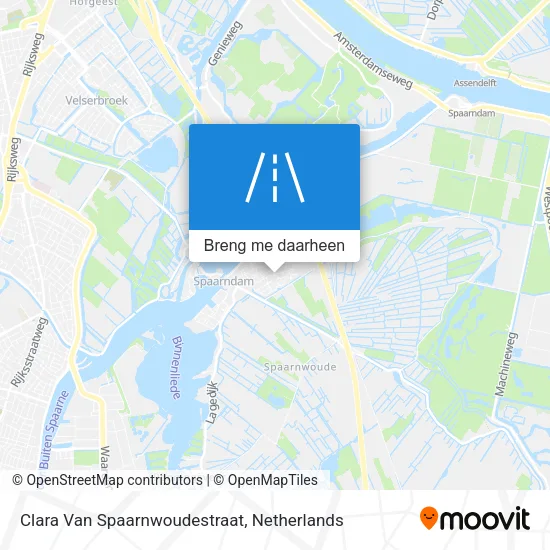 Clara Van Spaarnwoudestraat kaart