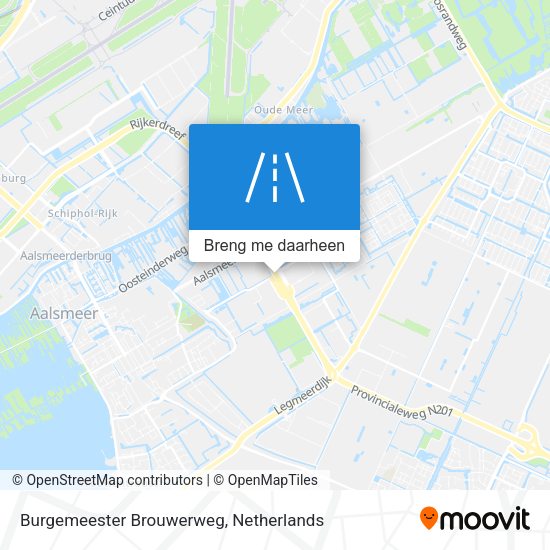 Burgemeester Brouwerweg kaart