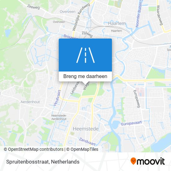 Spruitenbosstraat kaart