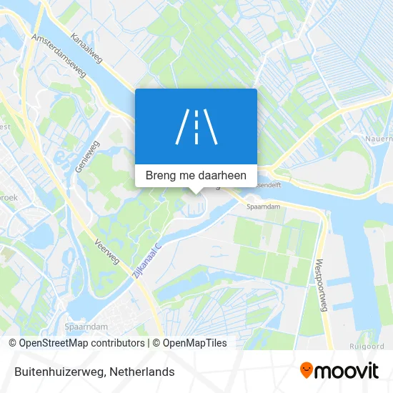 Buitenhuizerweg kaart