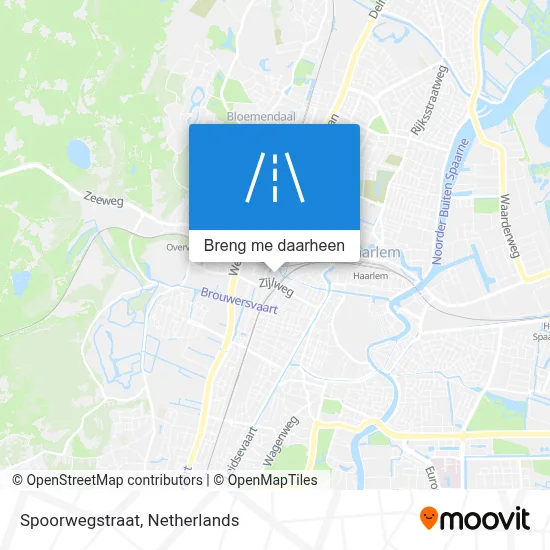 Spoorwegstraat kaart