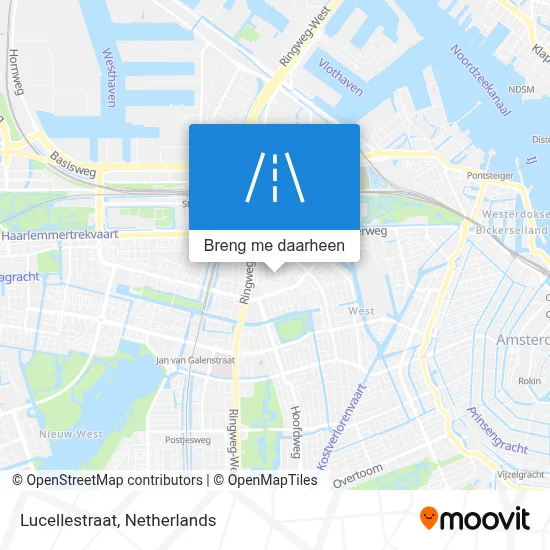Lucellestraat kaart