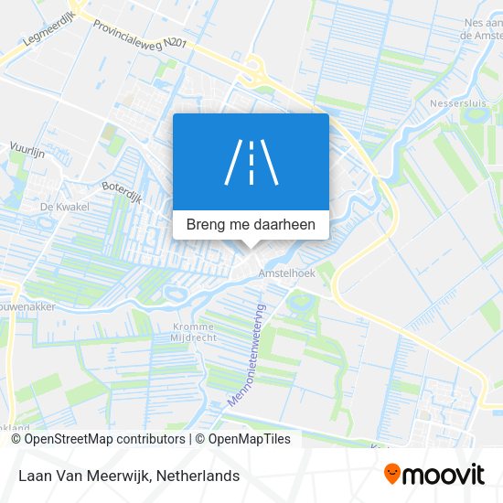 Laan Van Meerwijk kaart