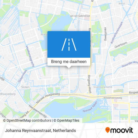 Johanna Reynvaanstraat kaart