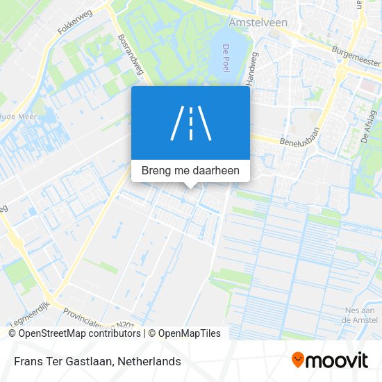 Frans Ter Gastlaan kaart