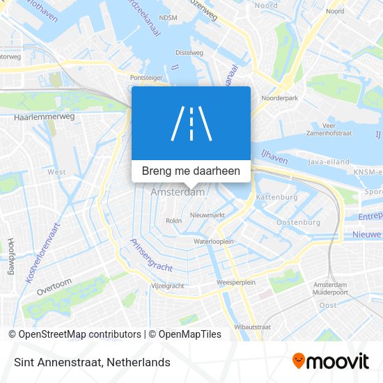 Sint Annenstraat kaart