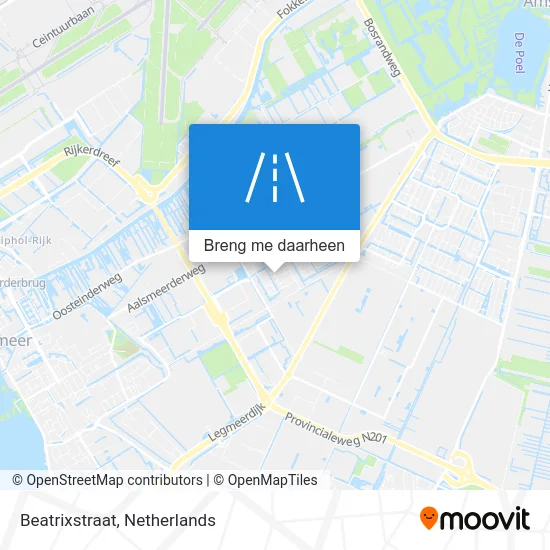 Beatrixstraat kaart