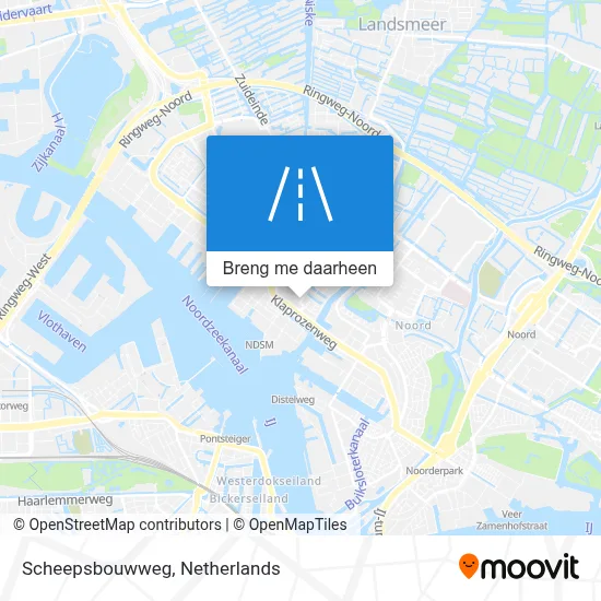 Scheepsbouwweg kaart