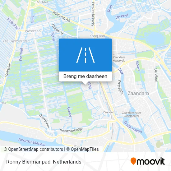 Ronny Biermanpad kaart