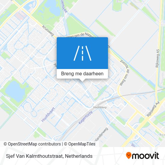 Sjef Van Kalmthoutstraat kaart