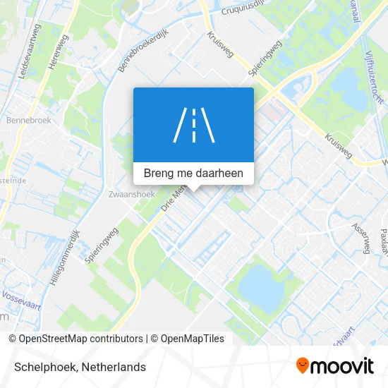 Schelphoek kaart