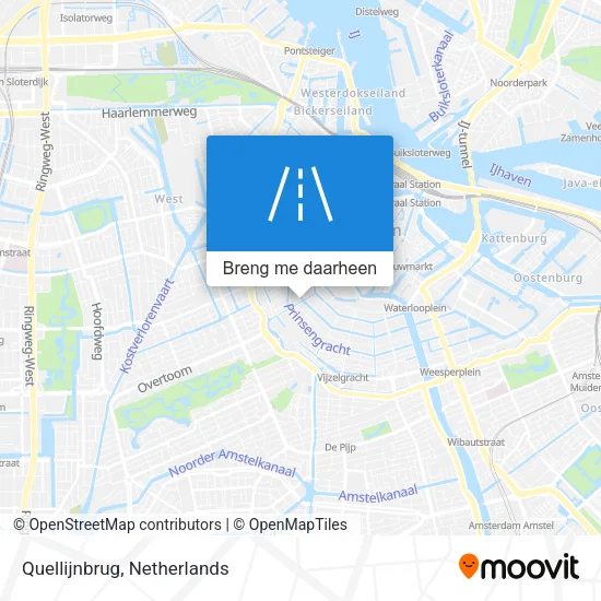 Quellijnbrug kaart