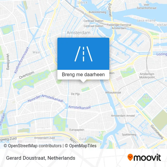 Gerard Doustraat kaart